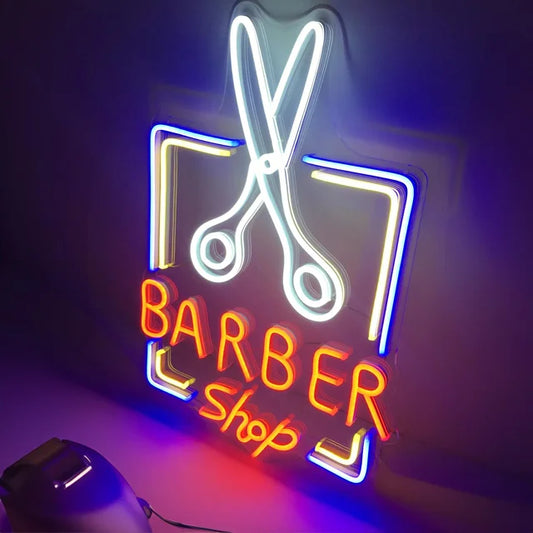 Barbershop Neon Sign